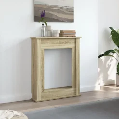Haardombouw 75x20x87,5 cm bewerkt hout kleurig><noscript><img width=