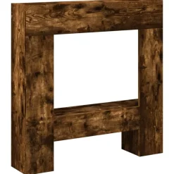 Haardombouw 81x18x82 cm bewerkt hout kleurig>vidaXL Best