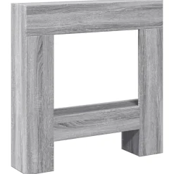 Houtkachel- & Haardaccessoires*vidaXL Haardombouw 81x18x82 cm bewerkt hout eikenkleur Grijs sonoma