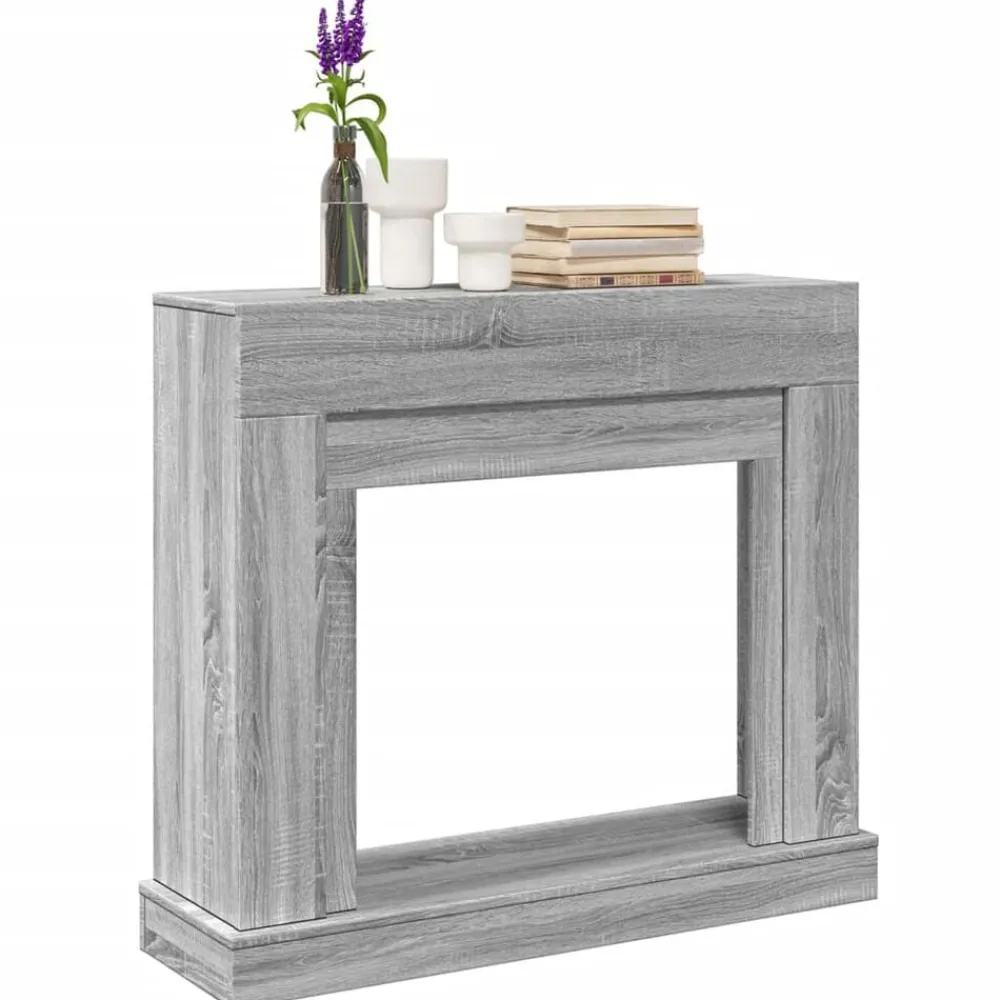 Haardombouw 100x30x87,5 cm bewerkt hout eikenkleur>vidaXL Online