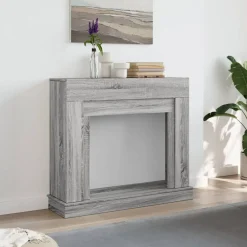 Haardombouw 100x30x87,5 cm bewerkt hout eikenkleur><noscript><img width=