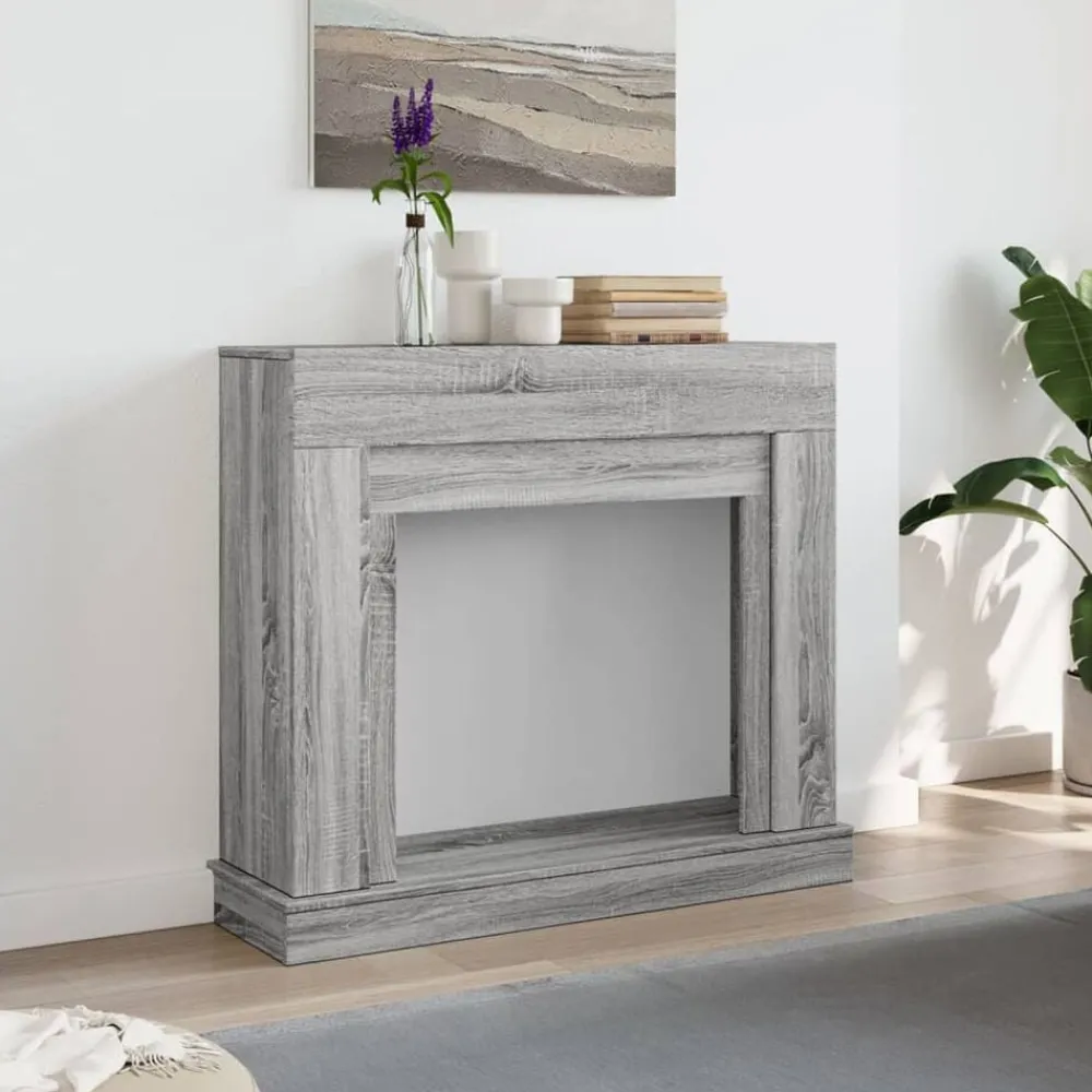 Haardombouw 100x30x87,5 cm bewerkt hout eikenkleur>vidaXL Online