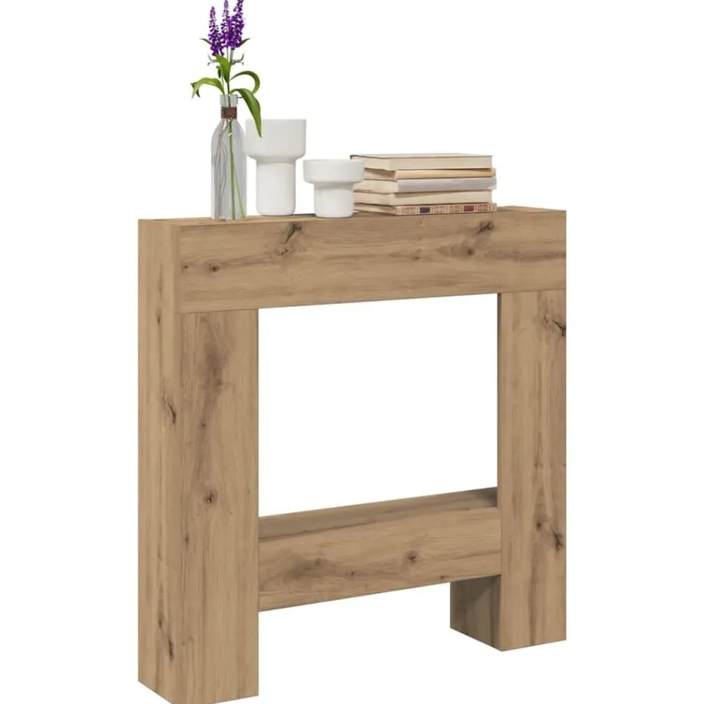 Haardombouw 81x18x82 cm bewerkt hout>vidaXL Hot