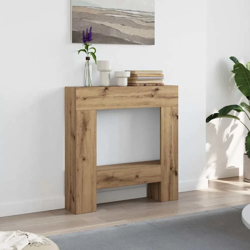 Haardombouw 81x18x82 cm bewerkt hout>vidaXL Hot