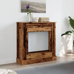 Haardombouw 90x30x90 cm bewerkt hout kleurig><noscript><img width=