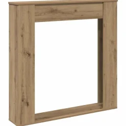 Haardombouw 100x20x100 cm bewerkt hout>vidaXL Outlet