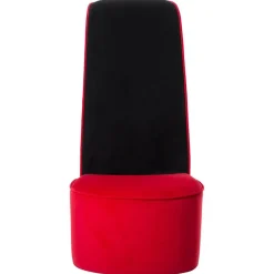 Stoelen*vidaXL Hakstoel fluweel Rood