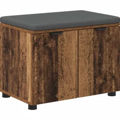Halbank Oudhout 60 x 38 x 46 cm Geïndustrialiseerd hout en stof>vidaXL Sale