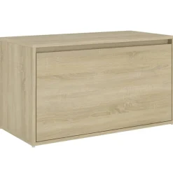 Halbank 80x40x45 cm bewerkt hout kleurig>vidaXL Online