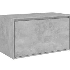 Bankjes*vidaXL Halbank 80x40x45 cm bewerkt hout Betongrijs