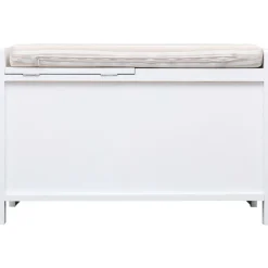 Halbank 70x33,5x45 cm paulowniahout wit><noscript><img width=