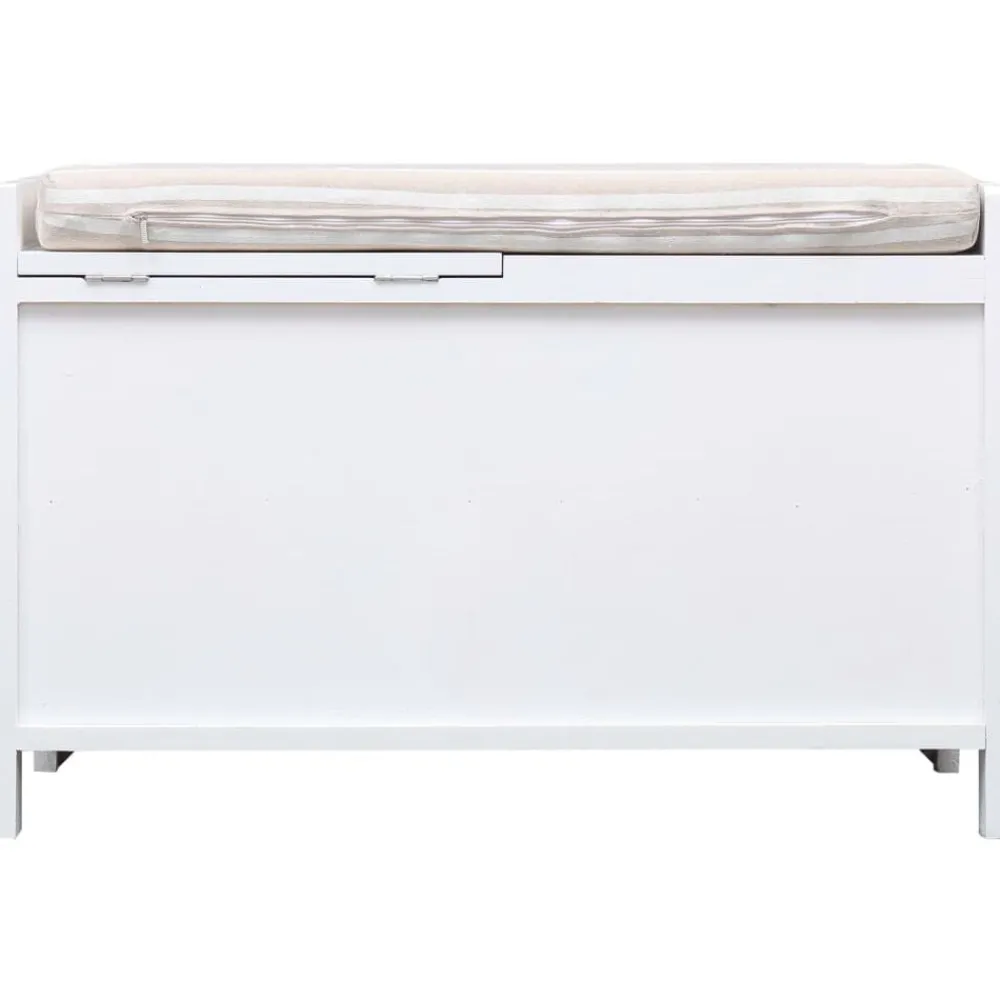 Halbank 70x33,5x45 cm paulowniahout wit>vidaXL Outlet