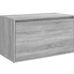 Halbankje 80x40x45 cm bewerkt hout eikenkleurig>vidaXL