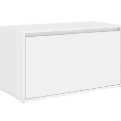 Bankjes*vidaXL Halbankje 80x40x45 cm bewerkt hout Wit