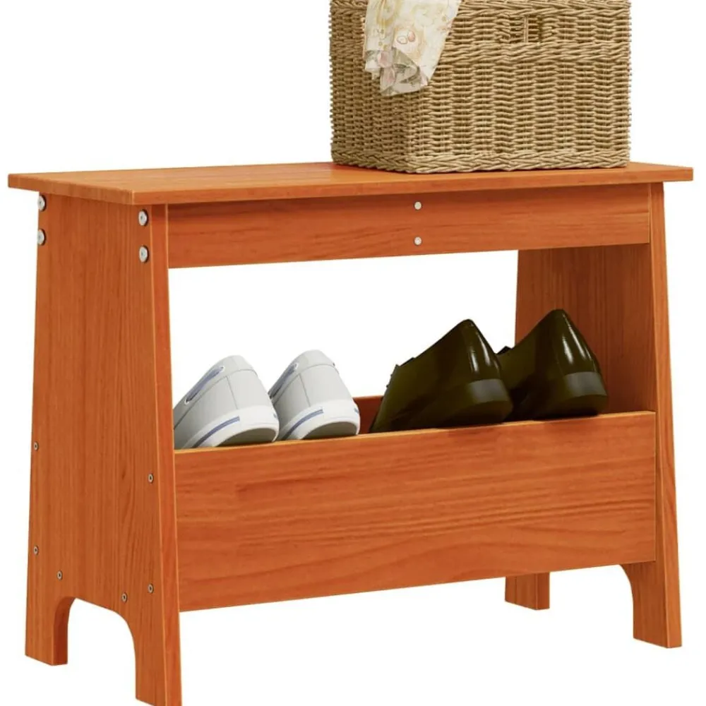 Halbankje 60x28x45 cm massief grenenhout was>vidaXL Best