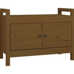 Halbankje 80x40x60 cm massief grenenhout>vidaXL Outlet