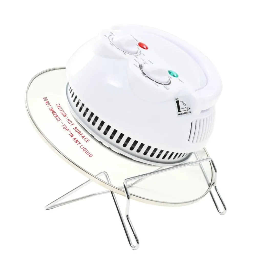 Halogeen heteluchtoven met uitbreidingsring 800 W 10 L>vidaXL Hot