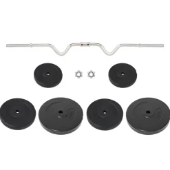 Halter gebogen met gewichten 60 kg>vidaXL Outlet
