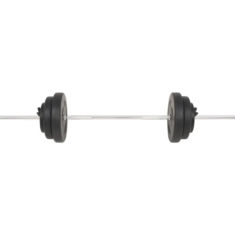 Fitness*vidaXL Halter met gewichten 60 kg