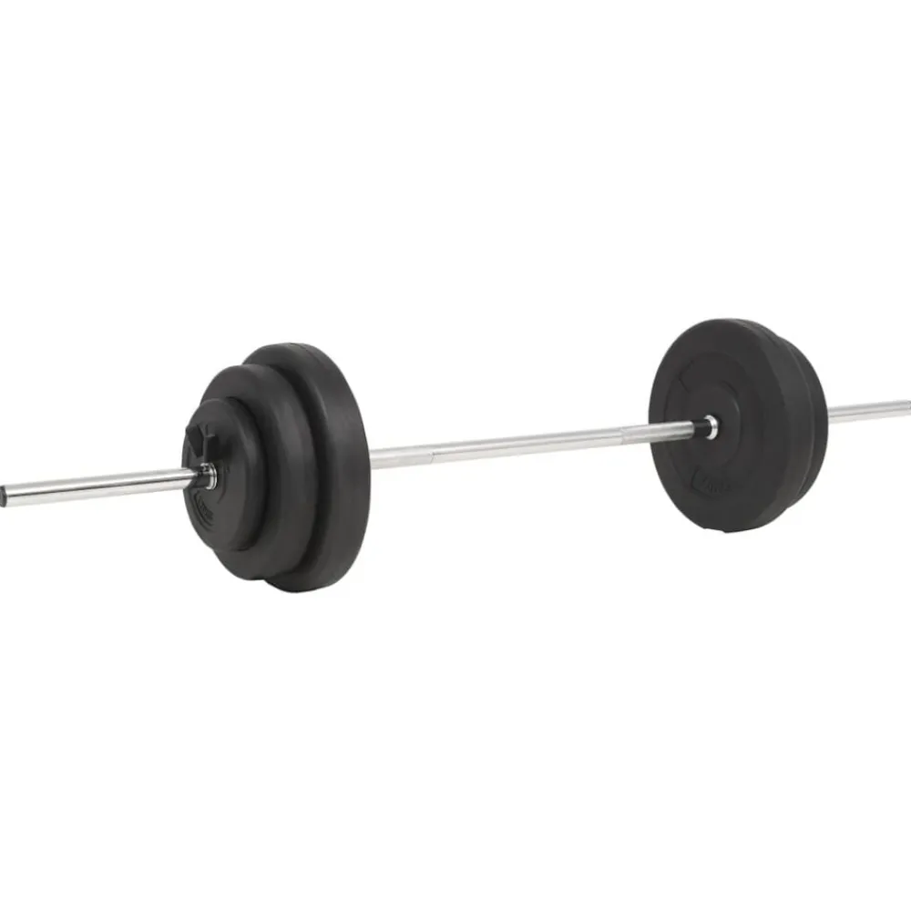 Fitness*vidaXL Halter met gewichten 60 kg