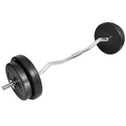 Fitness*vidaXL Halter met gewichten 30 kg