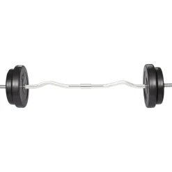 Fitness*vidaXL Halter met gewichten 30 kg