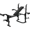 Fitness*vidaXL Halterbank zwart