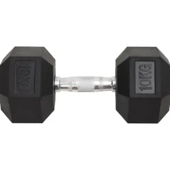 Fitness*vidaXL Halters 2 st 20 kg totaal gietijzer