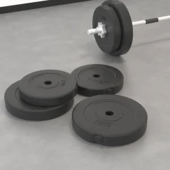 Fitness*vidaXL Halterschijven 4 st 30 kg beton