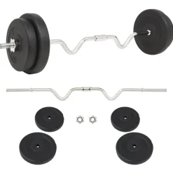 Fitness*vidaXL Halterset 30 kg