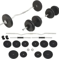 Fitness*vidaXL Halterset 30 kg