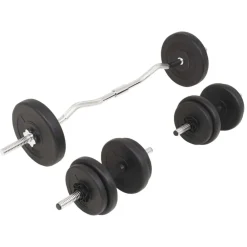 Fitness*vidaXL Halterset 30 kg