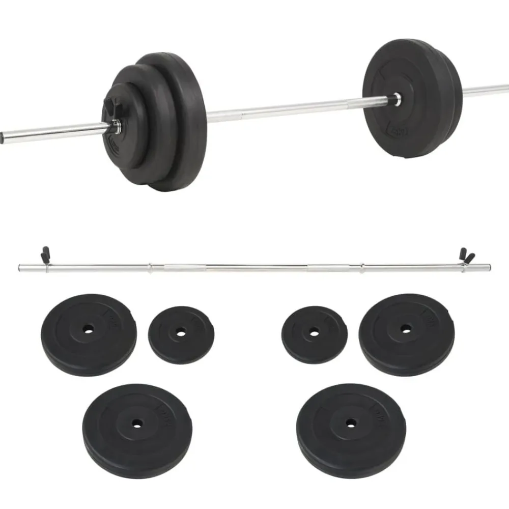 Fitness*vidaXL Halterset 30 kg
