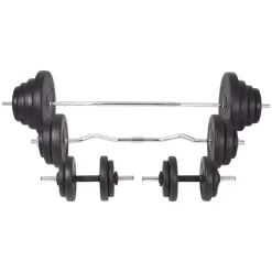 Fitness*vidaXL Halterset 120 kg