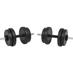 Fitness*vidaXL Halterset 20 kg 14-delig