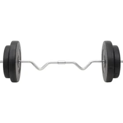 Fitness*vidaXL Halterset met gewichten 90 kg