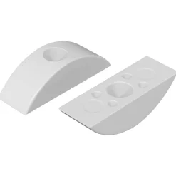 Halvemaanring 2 pcs Wit M6 Polypropyleen>vidaXL Hot