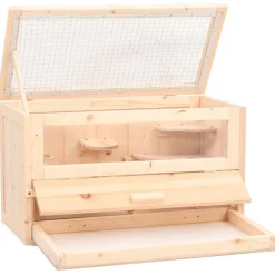 Hamsterkooi 60x30x35 cm massief vurenhout><noscript><img width=