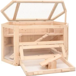 Hamsterkooi 80x40x43 cm massief vurenhout><noscript><img width=