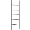 Handdoekenrek met 5 niveaus, zwart 58x175 cm, ijzer>vidaXL Online
