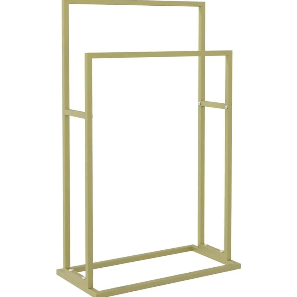 Badkameraccessoires*vidaXL Handdoekenrek vrijstaand 48x24x78,5 cm ijzer kleurig Goud