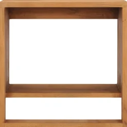 Badkameraccessoires*vidaXL Handdoekenrek wandmontage 35x20x35 cm massief teakhout