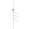 Badkameraccessoires*vidaXL Handdoekenrek 47x280 cm aluminium