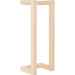 Badkameraccessoires*vidaXL Handdoekenrek 23x18x60 cm massief grenenhout Naturel