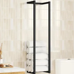 Handdoekenrek 25x20x95 cm ijzer>vidaXL Outlet