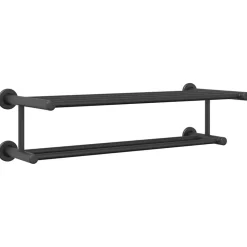 Handdoekrek Zwart 61 x 23 x 17 cm Roestvrij staal>vidaXL Clearance