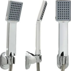 Sanitair & Loodgietersbenodigdheden*vidaXL Handdouche met slang van 1,5 m chroomkleurig