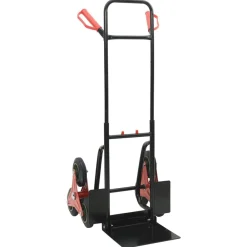 Handtrolley Zwart en Rood 64,5 x 49,5 x 114 cm Staal>vidaXL Hot