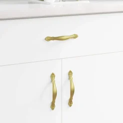 Handvat 2 pcs Goud 143 x 19,2 x 20 mm Zinklegering>vidaXL Online