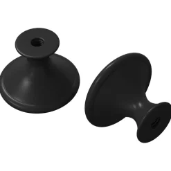 Bouwbeslag*vidaXL Handvat 2 pcs Zwart Ø30 mm Aluminium